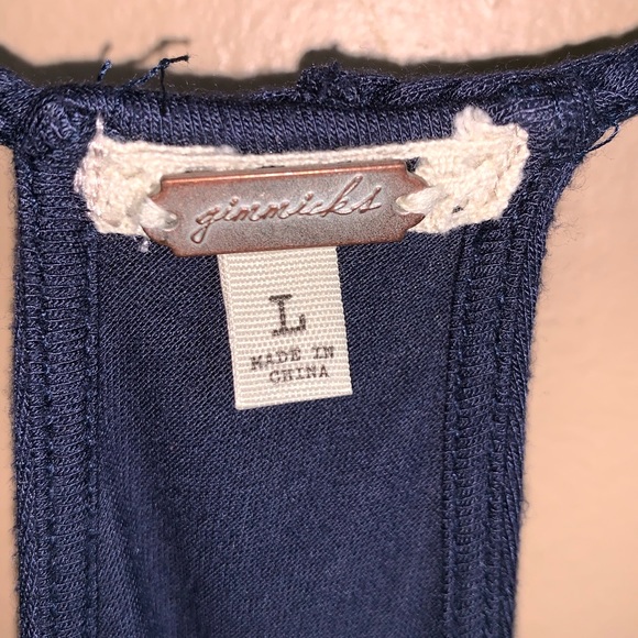 Boutique Boho Crochet Fringe Top Sz Women’s Large - Picture 3 of 4